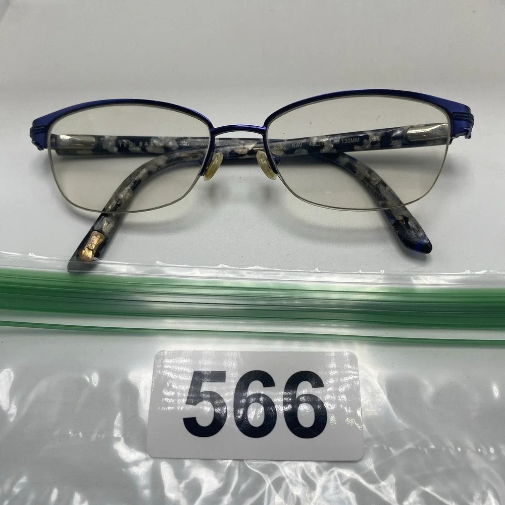 Ted Baker Eyeglasses FRAME ONLY B323 NAV 49-15-130 Multicolor 566